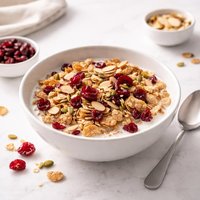 Cranberry Almond Cereal Mix Diabetic Friendly