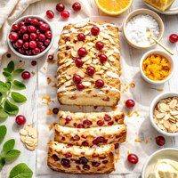 Cranberry Almond Pound Cake