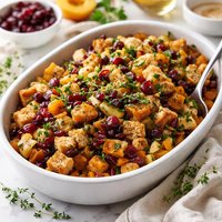 Cranberry and Apricot Jeweled Stuffing
