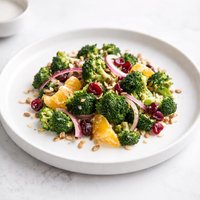 Cranberry and Citrus Broccoli Salad