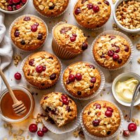 Cranberry and Nut Muffins