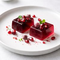 Cranberry and Pomegranate Jellies