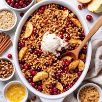 Cranberry Apple Casserole Crisp