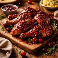 Cranberry Barbecued Chicken