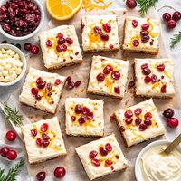 Cranberry Bars with Cream Cheese Frosting