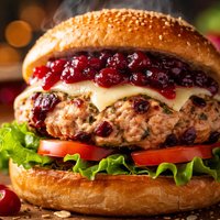 Cranberry Bog Turkey Burgers