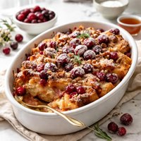 Cranberry Bread Pudding