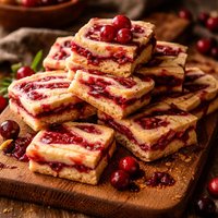 Cranberry Cherry Icebox Ribbon Cookies