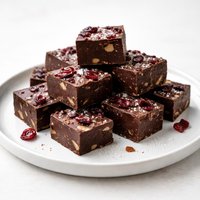 Cranberry Chocolate Fudge