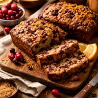 Cranberry Chocolate Orange Loaves