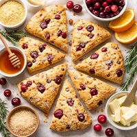 Cranberry Cornbread Scones