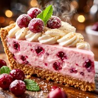 Cranberry Cream Pie
