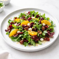 Cranberry Date Salad with Citrus Honey Vinaigrette