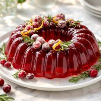 Cranberry Gelatin Mold