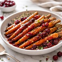 Cranberry Glazed Baby Carrots