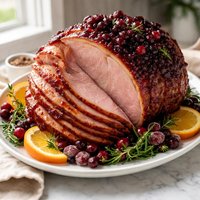 Cranberry Glazed Ham