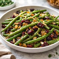 Cranberry Golden Raisin Green Beans