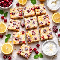 Cranberry Lemon Squares