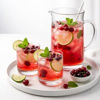 Cranberry Lime Pitcher Drinks