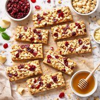 Cranberry Macadamia Crunch Bars