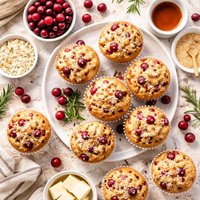 Cranberry Maple Muffins