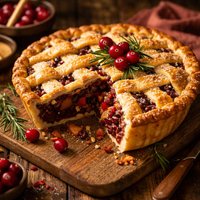 Cranberry Mincemeat Pie