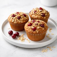 Cranberry Oat Bran Muffins