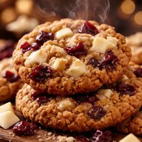 Cranberry Oatmeal White Chocolate Chunckies