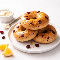 Cranberry Orange Bagels