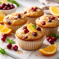 Cranberry Orange Buttermilk Muffins