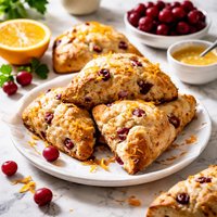 Cranberry Orange Buttermilk Scones
