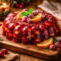 Cranberry Orange Holiday Jello Salad
