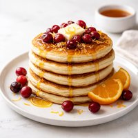 Cranberry Orange Pancakes