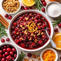 Cranberry Orange Sauce with Walnuts