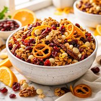 Cranberry Orange Snack Mix