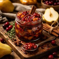 Cranberry Pear Chutney