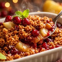 Cranberry Pear Crisp