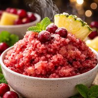 Cranberry Pineapple Frozen Dessert