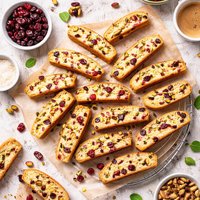 Cranberry Pistachio Biscotti