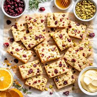 Cranberry Pistachio Shortbread