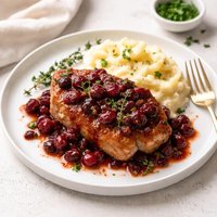 Cranberry Pork Chops for the Crock Pot