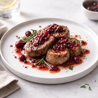 Cranberry Pork Tenderloin Medallions