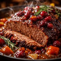Cranberry Pot Roast Brisket