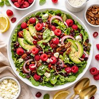 Cranberry Raspberry Salad