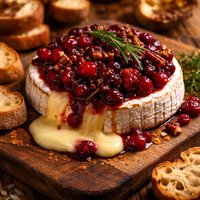 Cranberry Rum Brie