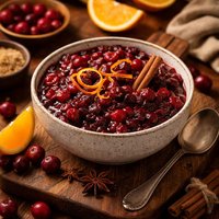 Cranberry Sauce with Port and Oranges
