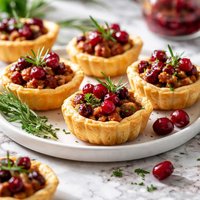 Cranberry Sausage Tartlettes