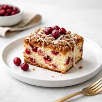 Cranberry Sour Cream Coffee Cake