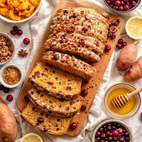 Cranberry Sweet Potato Quick Bread