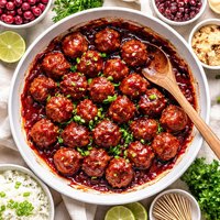 Cranberry Sweet Sour Meatballs